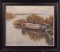 Post Impressionist Lake Scene with Boats, Oil on Canvas, Framed, Image 2