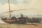 Barcos en la costa, principios del siglo XX, óleo a bordo, enmarcado, Imagen 3