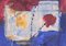 Abstraktes Gemälde, 1993, Öl, Acryl & Mixed Media auf Leinwand, gerahmt 3