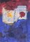 Abstraktes Gemälde, 1993, Öl, Acryl & Mixed Media auf Leinwand, gerahmt 1