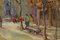 Paesaggio urbano autunnale, fine XX secolo, olio su tela, con cornice, Immagine 5
