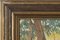 Impressionist Wooded Landscape with Flowers, Late 20th-Century, Oil on Board, Framed 9