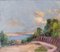 Paesaggio costiero impressionista, XX secolo, olio su tavola, Immagine 1