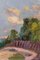 Paesaggio costiero impressionista, XX secolo, olio su tavola, Immagine 2