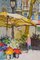 Scena di mercato vivace, 2014, olio su tela, con cornice, Immagine 4