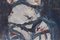 Pintura expresionista de un payaso, mediados del siglo XX, óleo sobre lienzo, enmarcado, Imagen 5