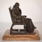 Sitzender Mönch aus Bronze 2