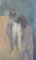 After Keith Vaughan, Grande dipinto di figure femminili, anni '40, olio su tela, con cornice, Immagine 3