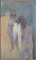 After Keith Vaughan, Großes Gemälde mit weiblichen Figuren, 1940er, Öl auf Leinwand, Gerahmt 1