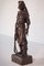 Hand-Carved Wooden Sculpture of a Male Figure, Image 3