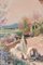 Juan de Palau Buixo, Large Landscape with Cart, 20th-Century, Watercolor on Paper, Framed 4