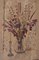 Óleo sobre lienzo de flores en un jarrón de Rafael Duran, Imagen 1