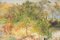 R. Saralid, Giardino estivo impressionista, XX secolo, Olio su tela, Incorniciato, Immagine 6