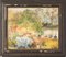 R. Saralid, Giardino estivo impressionista, XX secolo, Olio su tela, Incorniciato, Immagine 2