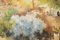 R. Saralid, jardín de verano impresionista, siglo XX, óleo sobre lienzo, enmarcado, Imagen 3