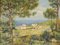 Palamós, Postimpressionistische Landschaft, 1952, Öl auf Leinwand, gerahmt 1