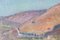 Impressionistische Landschaft mit Flusstal, Frühes 20. Jh., Öl auf Leinwand 4