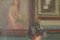 Helène Domain, Antiquario e cliente, Francia, fine XIX secolo, Olio su tela, Incorniciato, Immagine 6