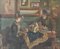 Helène Domain, Antiquario e cliente, Francia, fine XIX secolo, Olio su tela, Incorniciato, Immagine 1