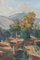 Camois, paisaje mediterráneo impresionista con vistas al río y las montañas, 1945, óleo sobre lienzo, enmarcado, Imagen 6