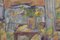 Interior Fauve y escena de jardín, mediados del siglo XX, óleo sobre lienzo, enmarcado, Imagen 4