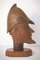 Hand Carved Wooden Head of a Soldier, Image 2
