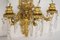 Bronze and Cut Glass Wall-Mounted Chandeliers, Set of 2 3