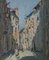 J. Mir, Street Scene on a Sunny Day, Mid-20th Century, Oil on Canvas 1