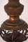 Oriental Style Patinated Brass Lamp Stand 5