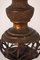 Oriental Style Patinated Brass Lamp Stand, Image 5