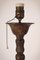 Oriental Style Patinated Brass Lamp Stand, Image 2