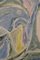 Obra de arte abstracta estilo cobra con pájaros, óleo a bordo, Imagen 3