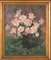 Bodegón con flores rosas, mediados del siglo XX, óleo sobre lienzo, Imagen 2
