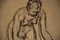 Life Drawings, Late 19th or Early 20th Century, Pencil & Ink on Paper, Set of 4, Image 13