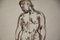 Life Drawings, Late 19th or Early 20th Century, Pencil & Ink on Paper, Set of 4 9