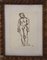 Life Drawings, Late 19th or Early 20th Century, Pencil & Ink on Paper, Set of 4 10