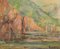 Paesaggio marino impressionista con scogliere, metà XX secolo, olio su tela, Immagine 1