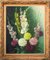 Radiant Flowers, Mid-20th Century, Oil on Canvas, Image 2