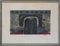 Composición Abstracta, Años 70, Aguafuerte y Aguatinta sobre Papel, Enmarcado, Imagen 2