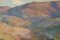 Paesaggio di montagna con villaggio, inizio XX secolo, olio su tela, Immagine 4