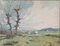 Landschaft mit Bäumen und Bergen, 1947, Öl auf Leinwand 1