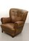 Club chair vintage in pelle, Danimarca, Immagine 9