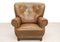 Vintage Danish Club Chair in Leather, Image 3