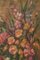 Bodegón con flores, principios del siglo XX, óleo sobre lienzo, enmarcado, Imagen 4