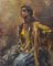 Chica romaní, mediados del siglo XX, óleo sobre lienzo, enmarcado, Imagen 1