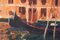 Jesus Fernandez Bautista, Gondole in Venice, Mid-Century, XX secolo, Olio e acquerello su carta, Incorniciato, Immagine 3