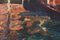 Jesus Fernandez Bautista, Gondoles à Venise, Milieu du 20ème Siècle, Huile & Aquarelle sur Papier, Encadré 5