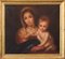 Madre e bambino, XIX o XX secolo, olio su tela, con cornice, Immagine 2