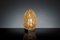 Lámpara de mesa Egg Arabesque mediana de níquel negro, oro de 24 quilates y cristal de VGnewtrend, Imagen 3