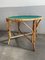 Mid-Century Modern Italian Bamboo Table & Chairs, 1970s, Set of 3, Image 5